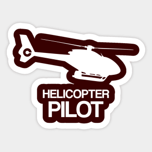 Helicopter Pilot Sticker